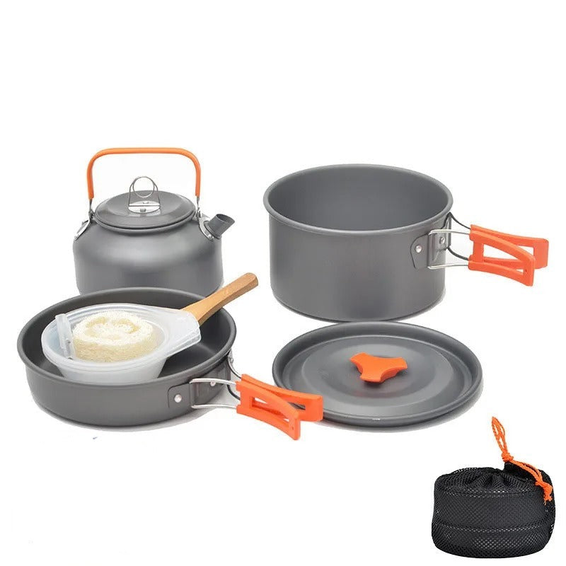 Camping Outdoor Aluminium Cooking Set