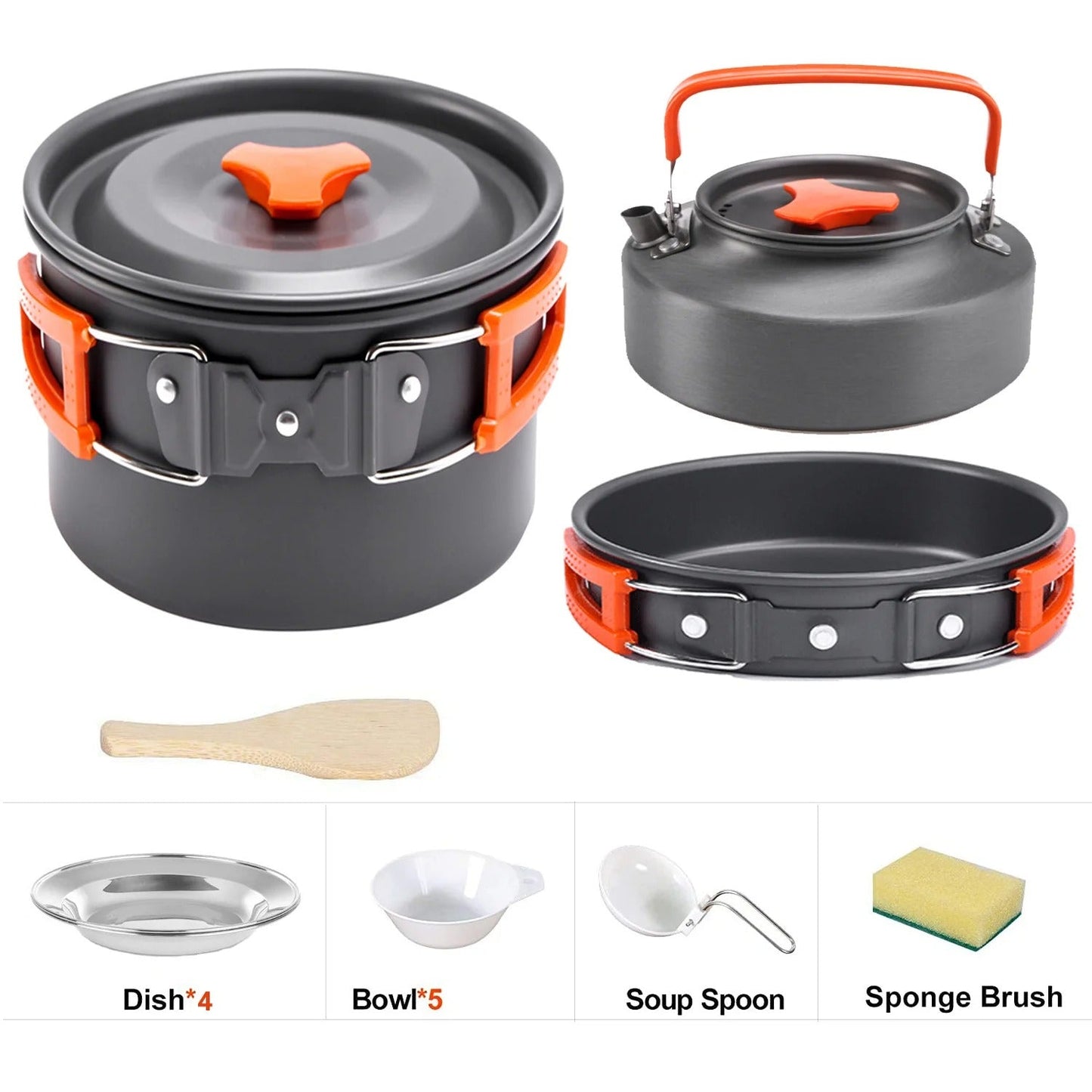 Camping Outdoor Aluminium Cooking Set