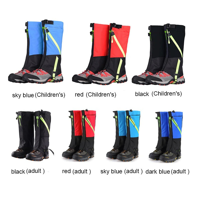 Unisex Waterproof Snow Gaiters Leg Covers Climbing Camping Hiking Skiing