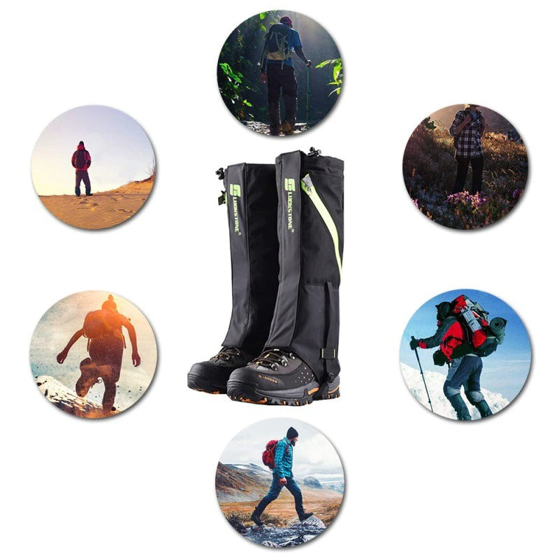 Unisex Waterproof Snow Gaiters Leg Covers Climbing Camping Hiking Skiing