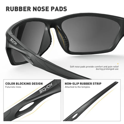 SCVCN Unisex  Polarized Sports Outdoor Sunglasses S33