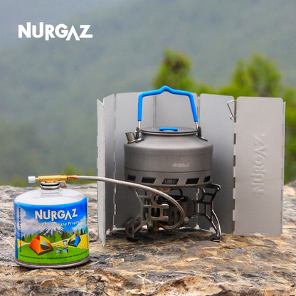 Nurgaz 3500W Multi-Fuel And Gas Convertable Camping Stove AS100-T4