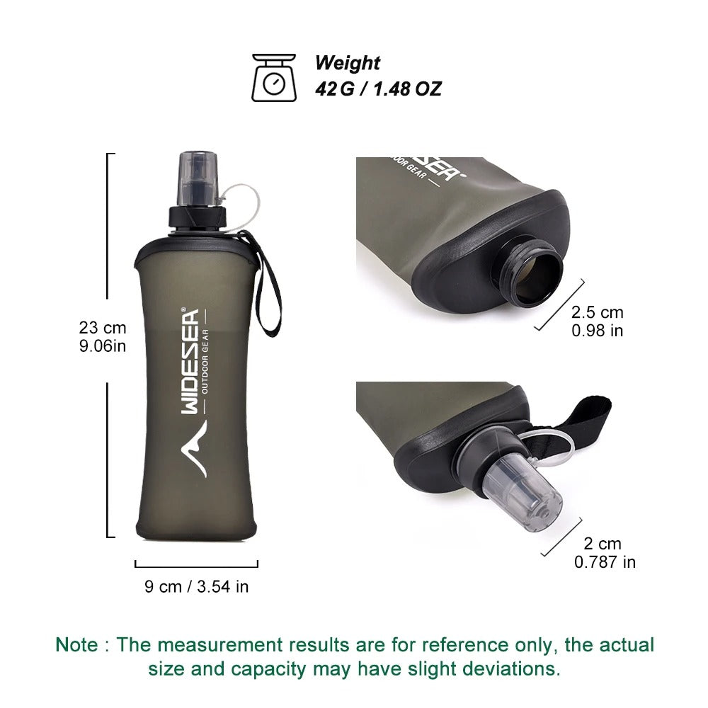 Widesea Outdoor Soft Flask 500ml  Water Bottle