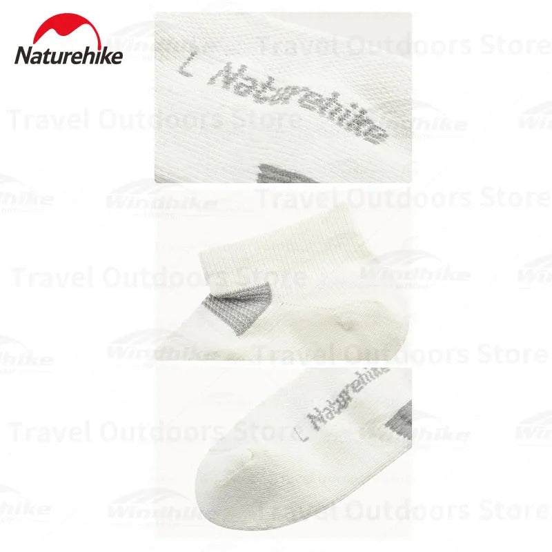 Naturehike Quick Dry Right Angle Camping Hiking Long Tube High-stretch Sport COOLMAX Fabric Breathable Socks