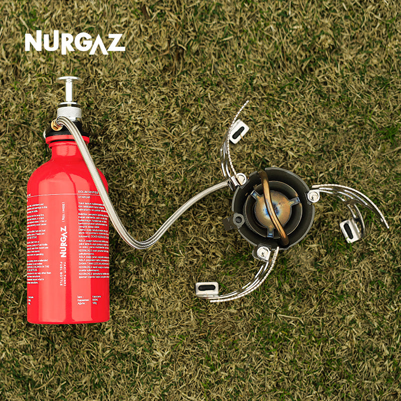 Nurgaz 3500W Multi-Fuel And Gas Convertable Camping Stove AS100-T4