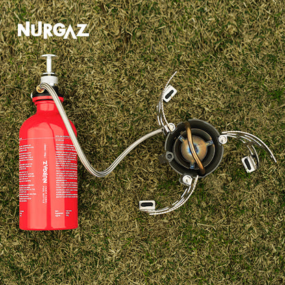 Nurgaz 3500W Multi-Fuel And Gas Convertable Camping Stove AS100-T4