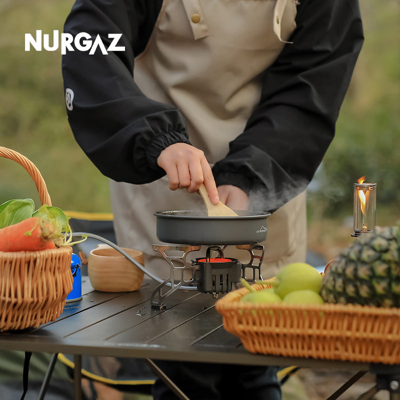 Nurgaz 3500W Multi-Fuel And Gas Convertable Camping Stove AS100-T4