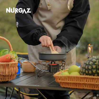 Nurgaz 3500W Multi-Fuel And Gas Convertable Camping Stove AS100-T4