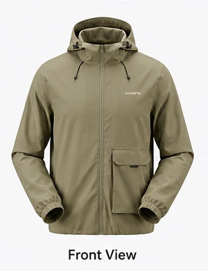 HUMTTO Men’s Lightweight Hooded Outdoor Jacket 39J763A