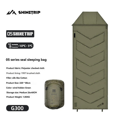 ShineTrip Envelope Sleeping Bag 4-Season G300