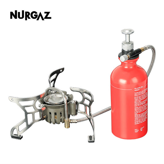 Nurgaz 3500W Multi-Fuel And Gas Convertable Camping Stove AS100-T4