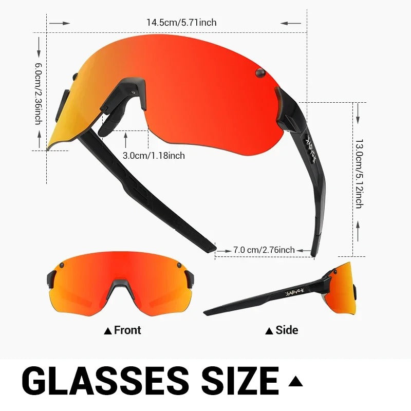 KAPVOE Hiking Outdoor Adventure Glasses KEHU B-4-L