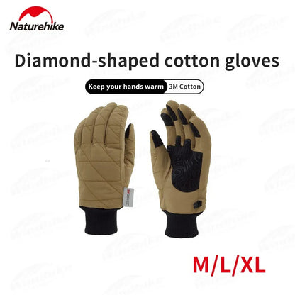 Naturehike Outdoor Diamond Pattern 3M Insulated Gloves