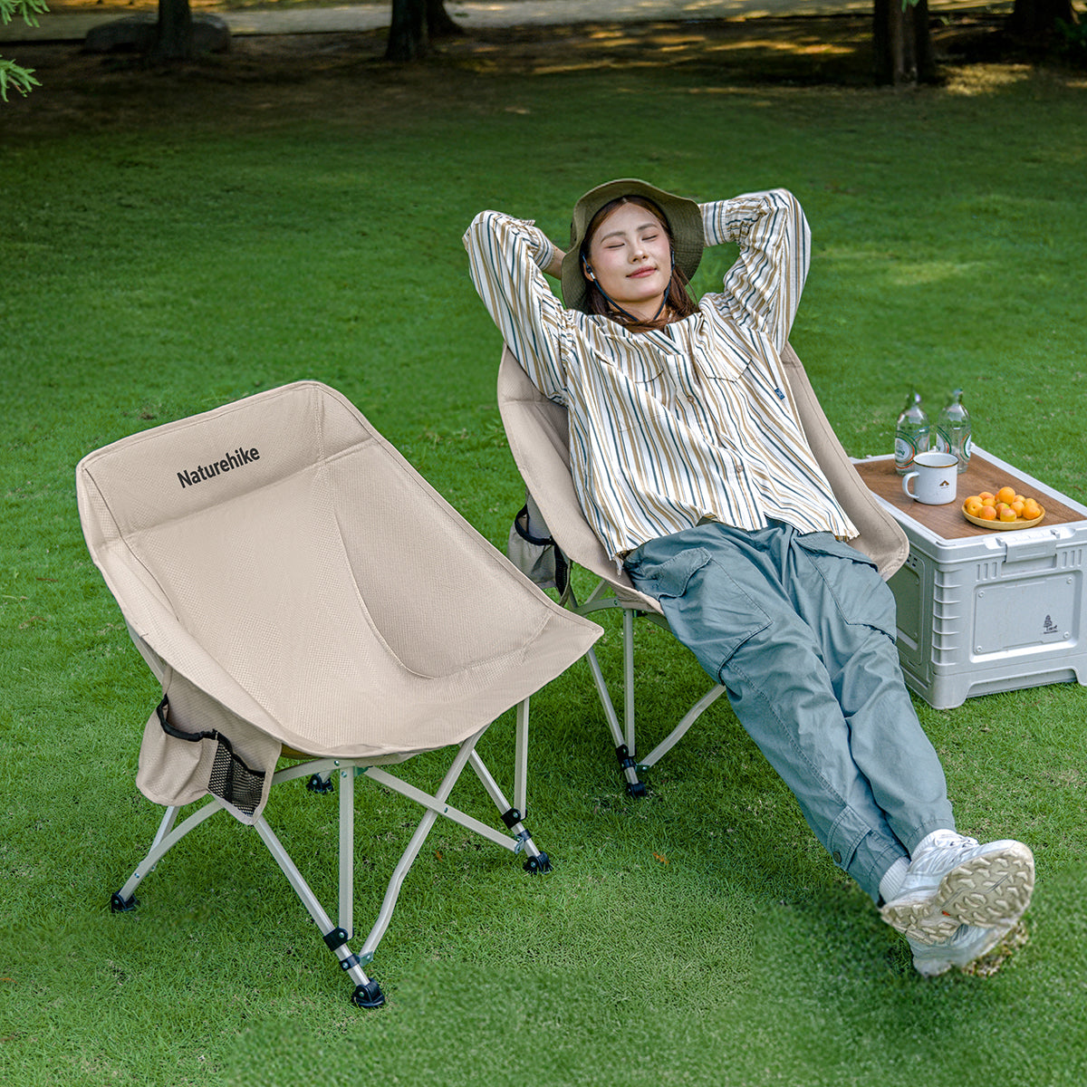 Naturehike T04 All-Terrain Folding Reclining Moon Chair