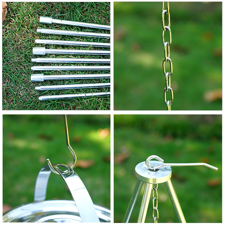 CLS Outdoor Campfire Tripod Hanger