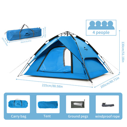 Naturehike 4 People Quick Automatic Tent