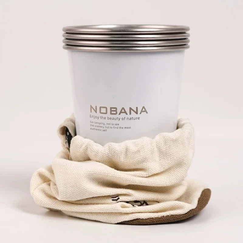 NOBANA 350ML Outdoor 4pcs Cup Set