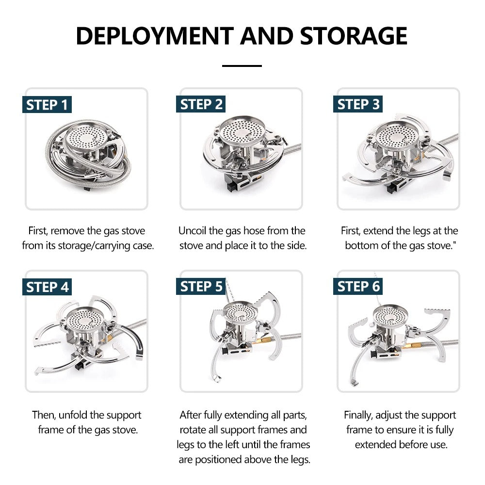 Widesea Camping Stove Portable Burner GS-F3