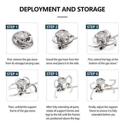 Widesea Camping Stove Portable Burner GS-F3