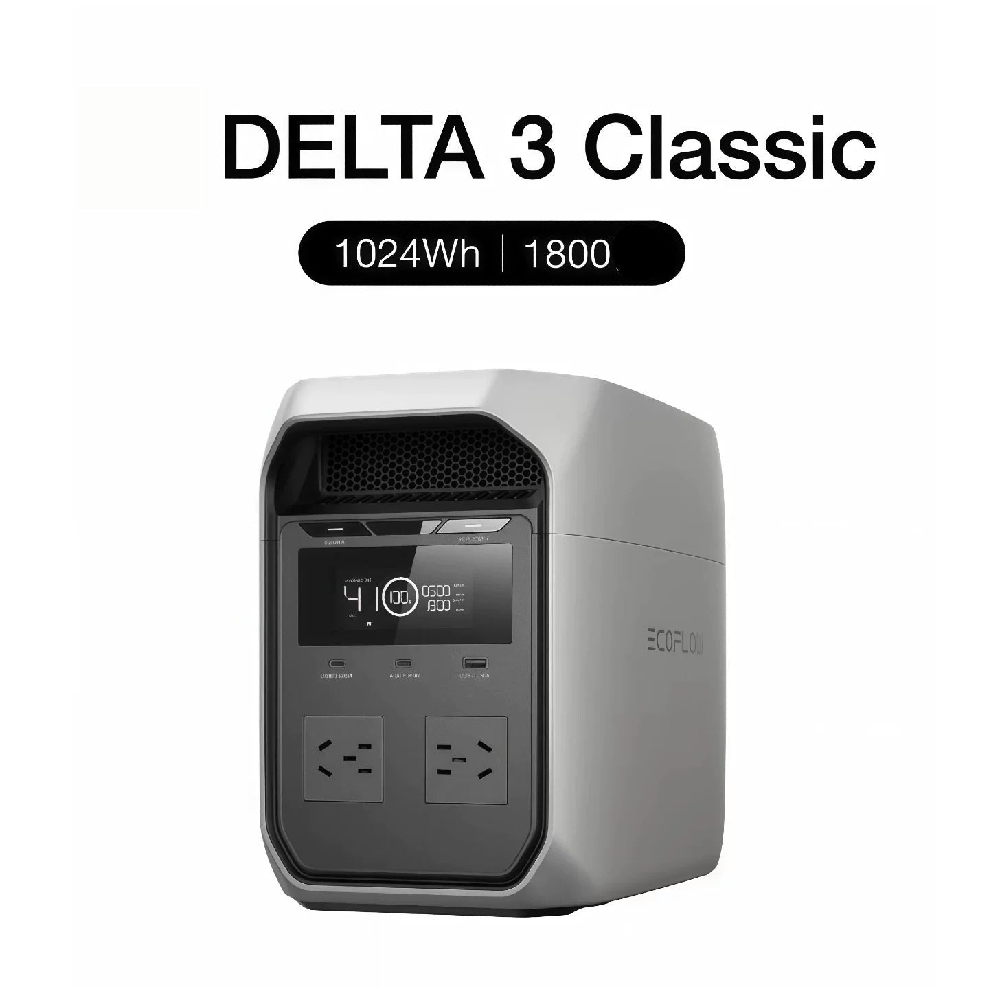 ECOFLOW Delta 3 Classic 1800W Power Station