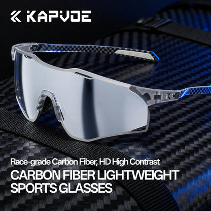 KAPVOE Carbon Fiber Trail Running Hiking Glasses K454I