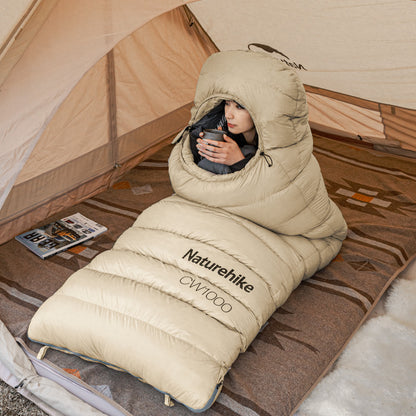 Naturehike CW1000 Ultralight Duck Down Sleeping Bag For Extreme Cold