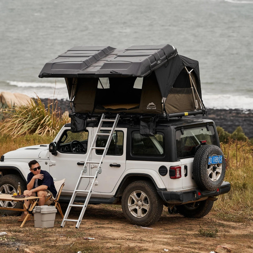 wild land roof top tent Wild Land Pathfinder II ABS Hardshell AUTO Roof Top Tent – Naturehike Pakistan