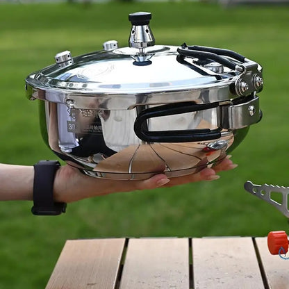 Camping  Stainless Steel Pressure Cooker 2.3L