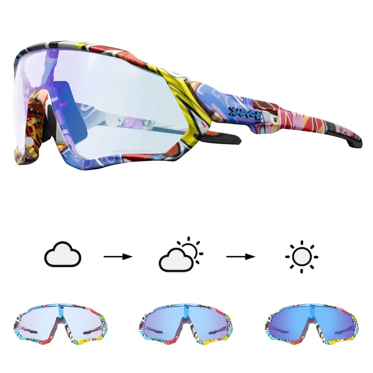 KAPVOE Hiking Outdoor Adventure Glasses 9408