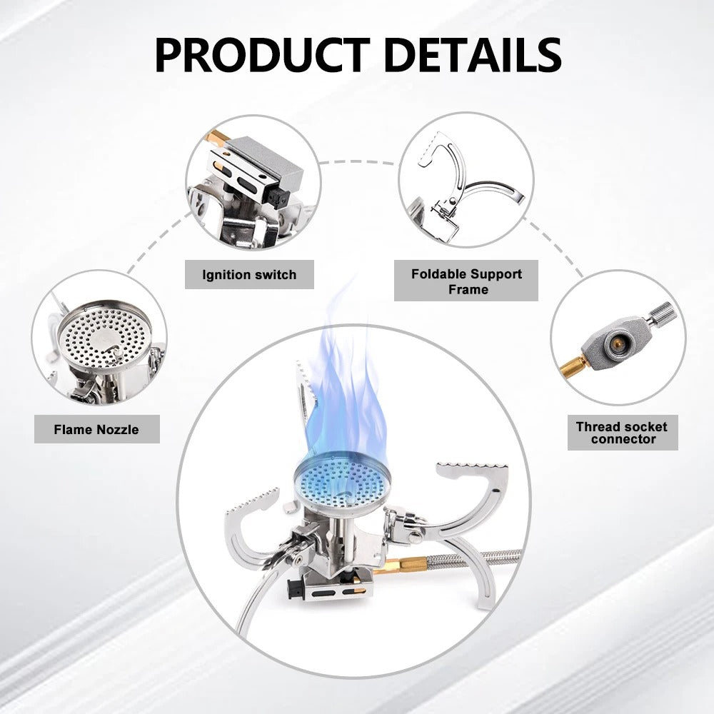 Widesea Camping Stove Portable Burner GS-F3
