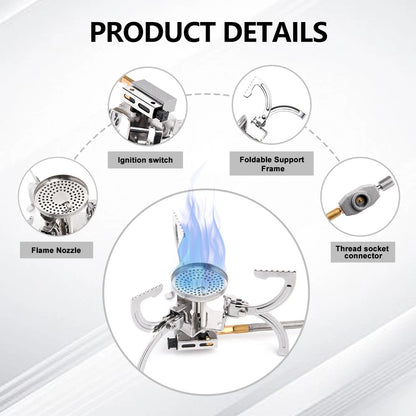 Widesea Camping Stove Portable Burner GS-F3