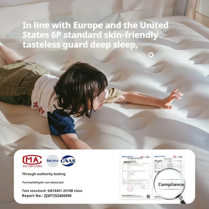 Naturehike 45cm Double Outdoor Camping Sleeping Inflatable Bed With Built-in Pump