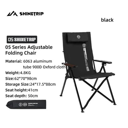 Shinetrip Outdoor Portable Foldable Four-Speed Adjustable Chair
