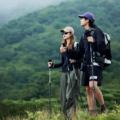 Naturehike 2Pcs Ultra-Light Hoar Trek Carbon Fiber Trekking Poles