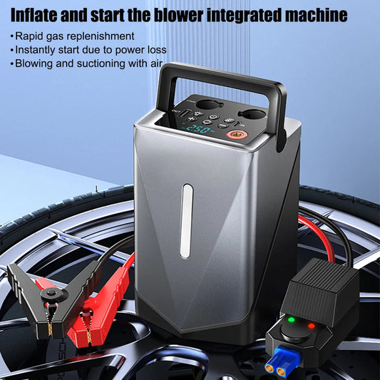 Potable 6 In 1 Jump Starter+Air Compressor & Powerbank GF01
