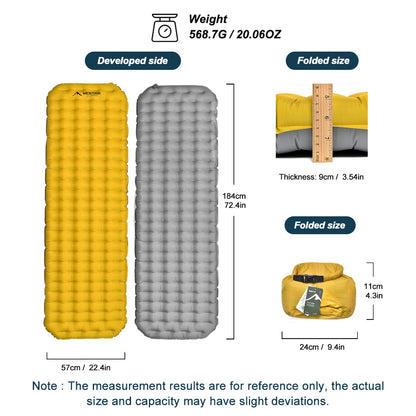 Widesea  R8 Square Inflatable Pad