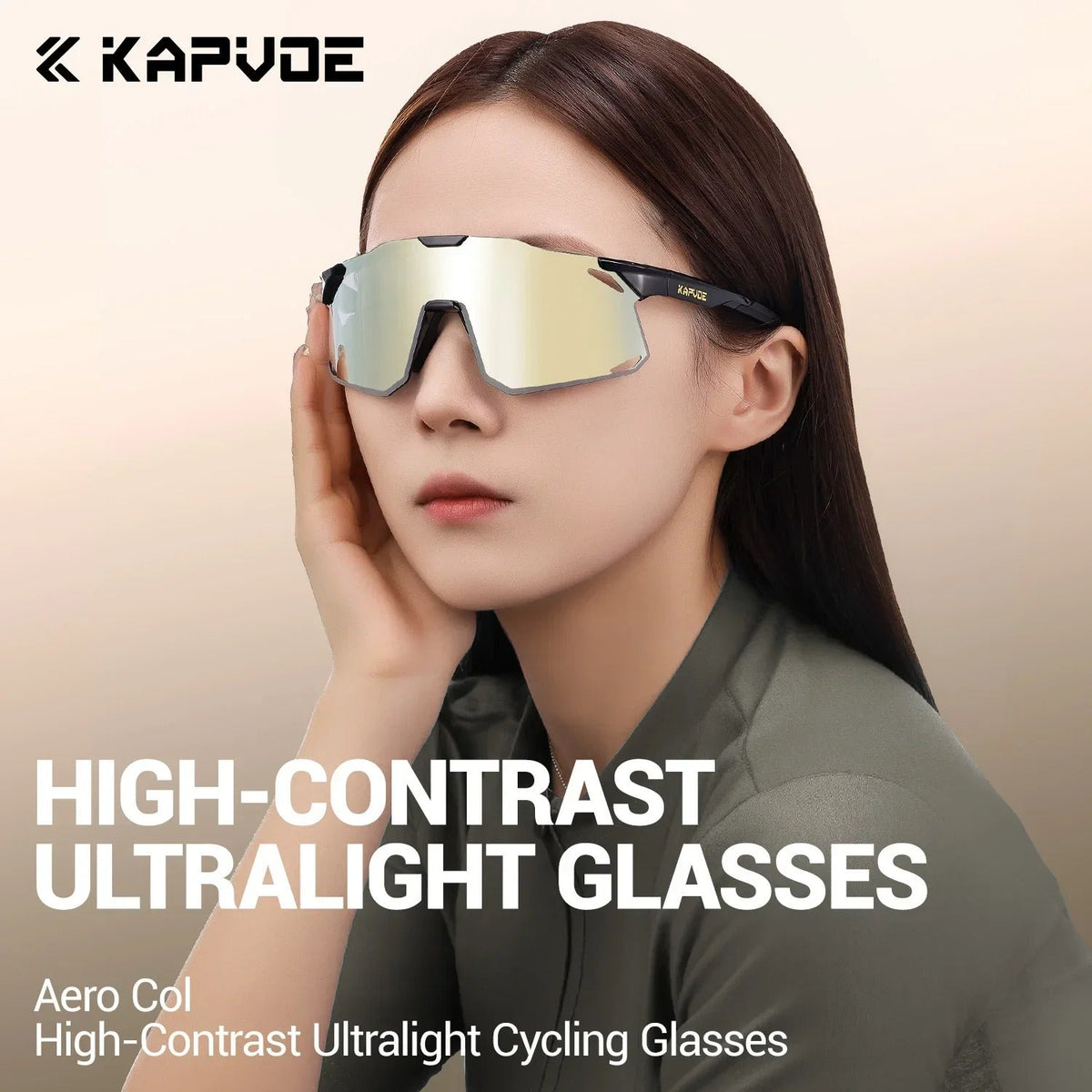 KAPVOE Unisex Sports Outdoor Hiking Running Sunglasses K347