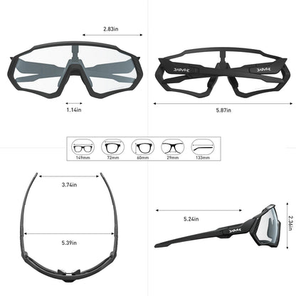 KAPVOE Hiking Outdoor Adventure Glasses 9408