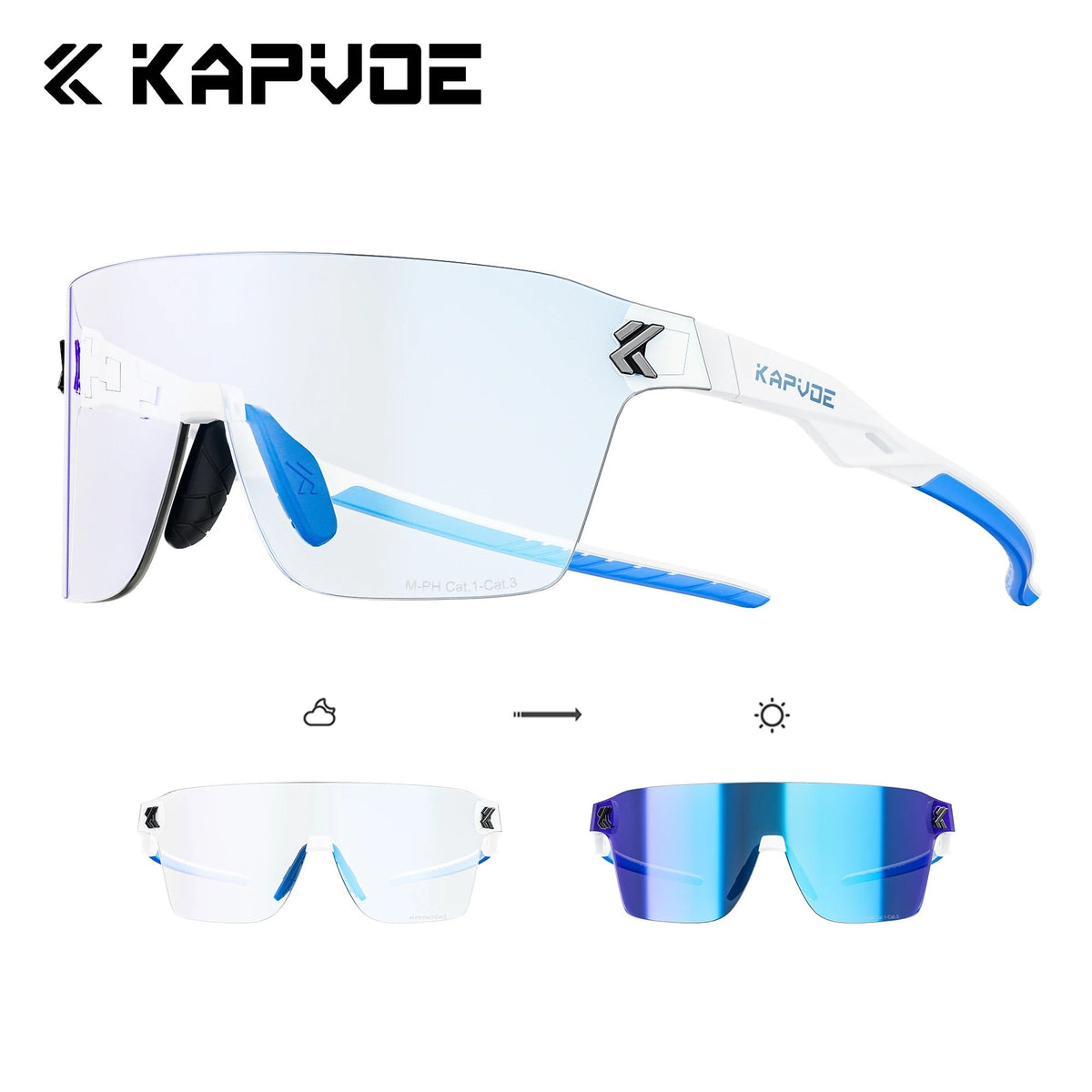 KAPVOE Hiking Outdoor Adventure Glasses K408