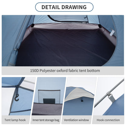 Naturehike P-Plus 3-4 People Aluminum Camping Tent