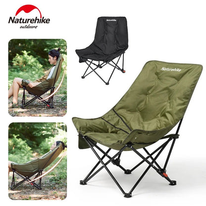 Naturehike Sea Star Push-up High Back Cotton-Filled Moon Chair