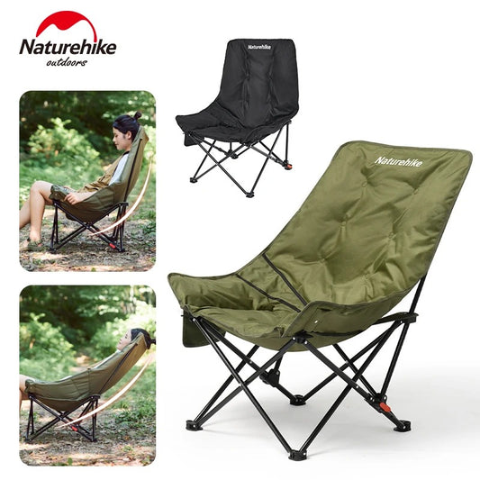 Naturehike Sea Star Push-up High Back Cotton-Filled Moon Chair