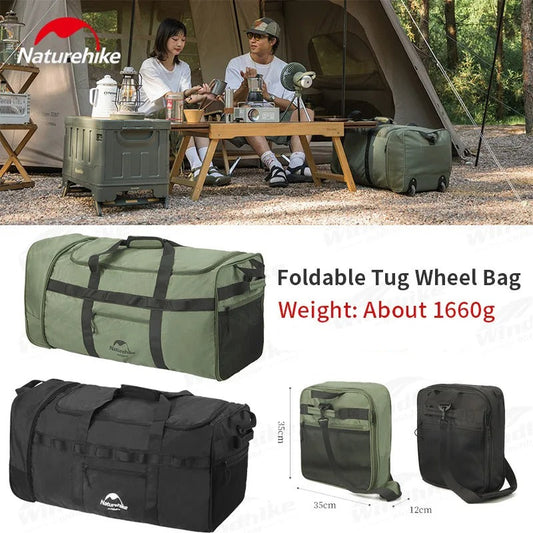 Naturehike 88L Camping Equipment Storage Bag with Wheels