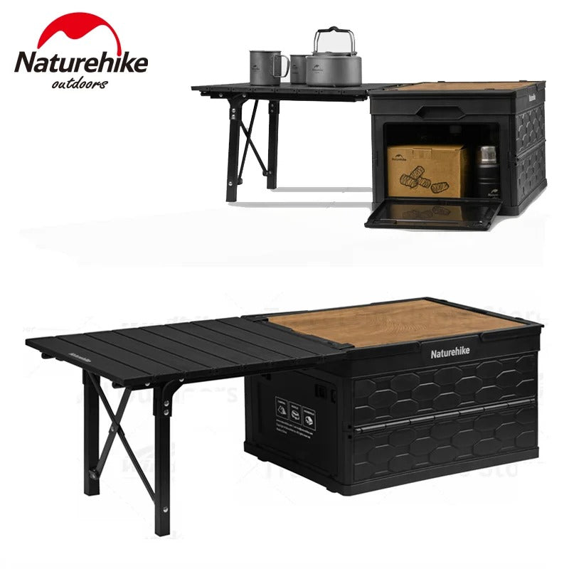 Naturehike Foldable Storage Box With Camping Table