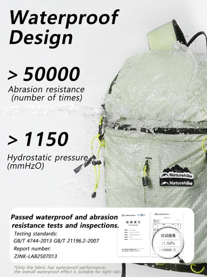 Naturehike Helium Series 25L Casual Outdoor Hiking Mountaineering Backpack