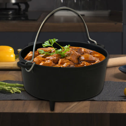 KELEDAY Cast Iron Dutch Oven Pot