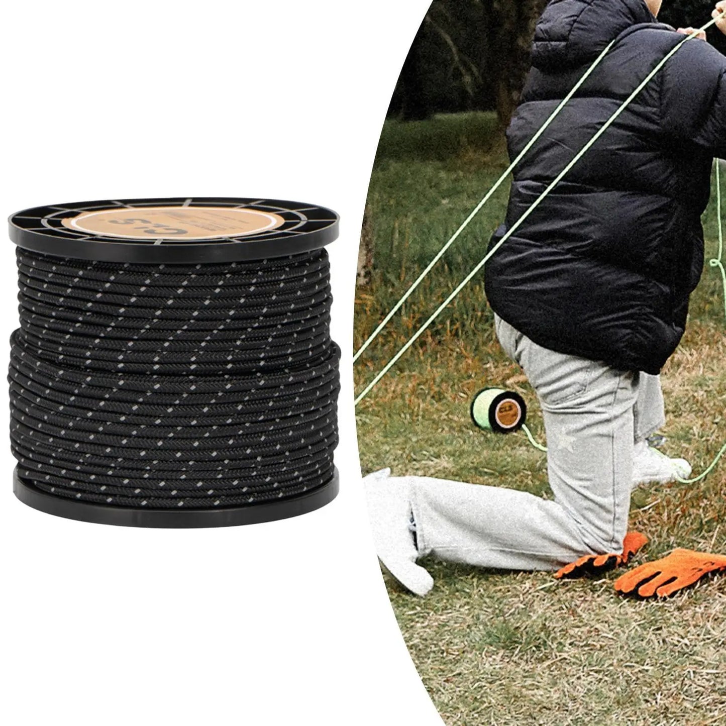 CLS reflective rope 4mm thick 50 meters