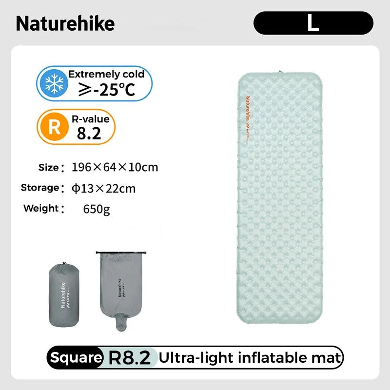 Naturehike R8.2 Ultralight Inflatable Mattress for Extreme Winter