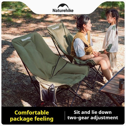 Naturehike Sea Star Push-up High Back Cotton-Filled Moon Chair