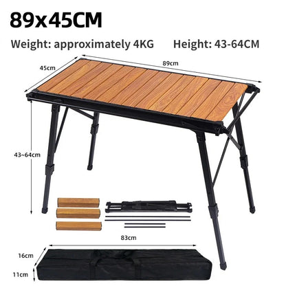 CLS Camping Outdoor IGT Folding Table With Stove or BBQ Grill